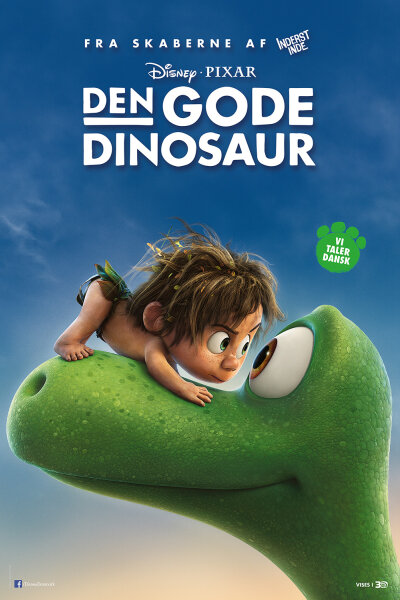 Pixar Animation Studios - Den gode dinosaur - 3 D - dansk tale