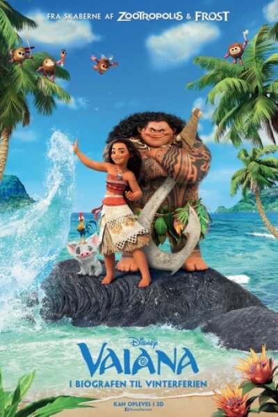 Walt Disney Animation Studios - Vaiana - 2 D - dansk tale