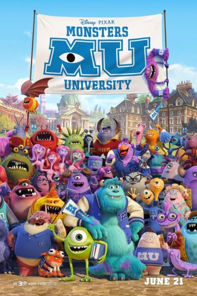 Pixar Animation Studios - Monsters University - Org. Vers. - 3 D